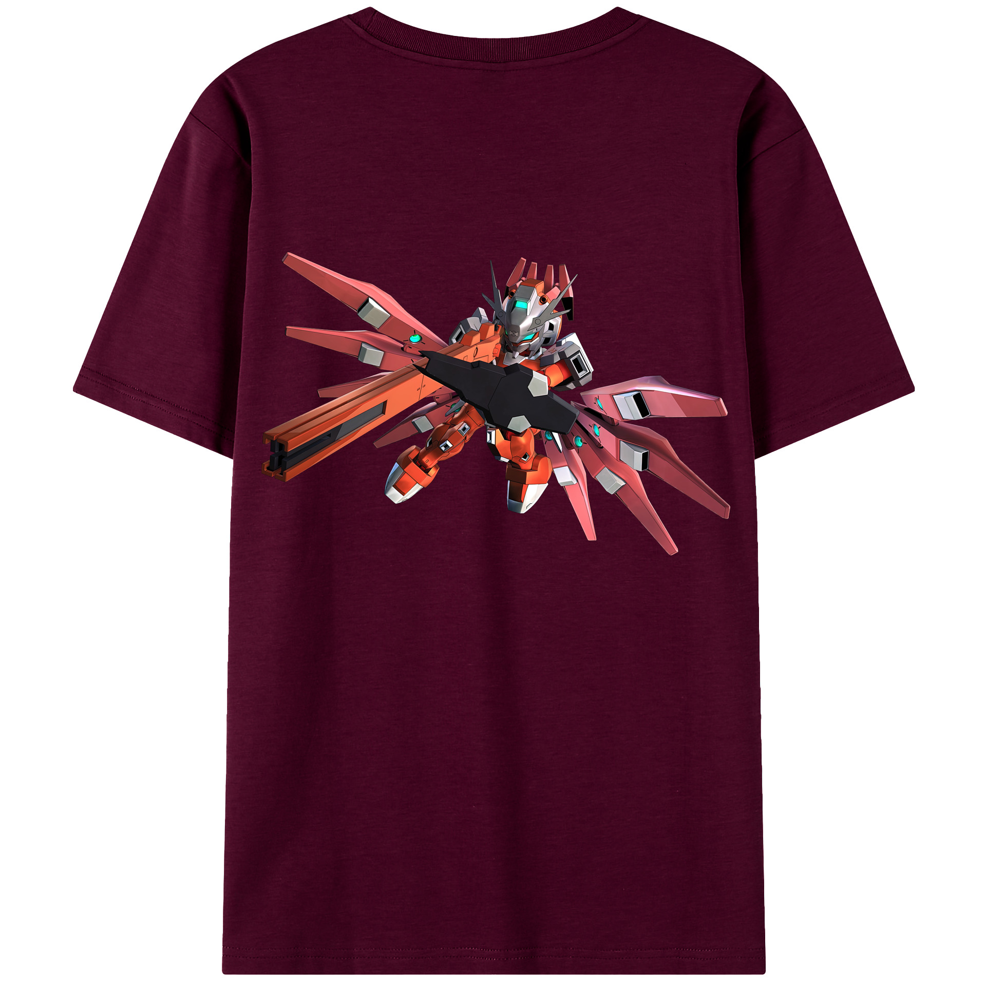 （画像用） 機動戦士ガンダム Mobile Suit Gundam レディース半袖Tシャツ(バックプリント)